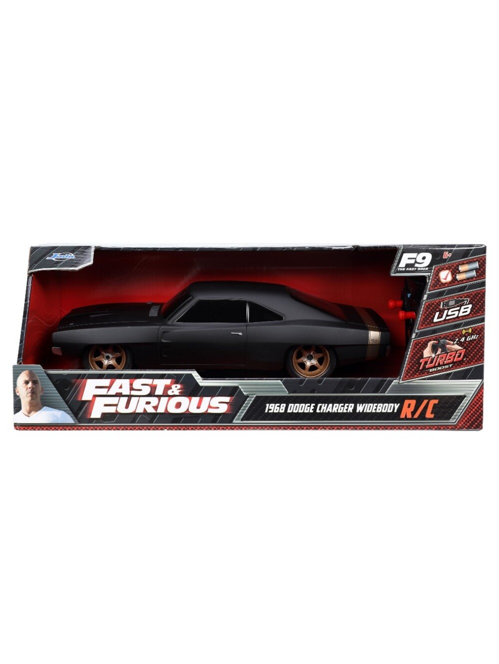 Jada Toys Fast & Furious 1:16 Dom's 1968 Dodge Charger
